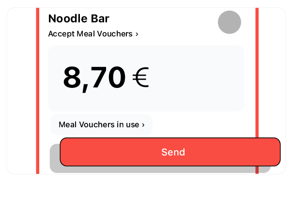 3 UX mobile Satispay Meal Vouchers